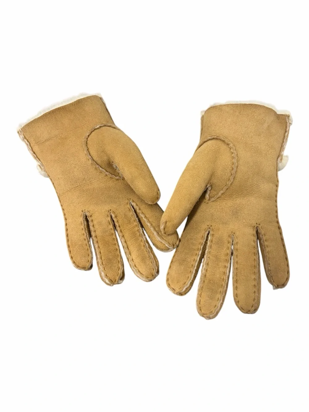 UGG Suede Winter Shearling Gloves - Small